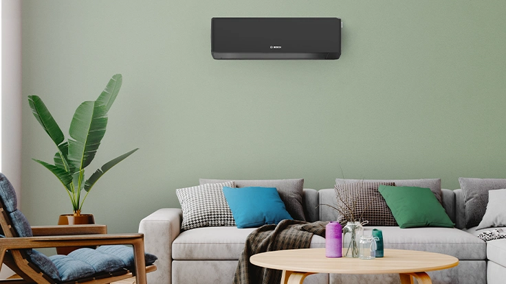 Installer repairing boiler